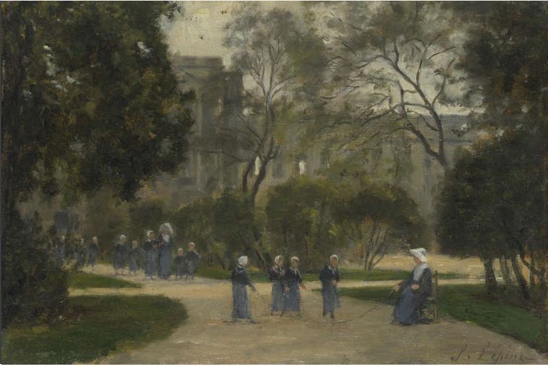 Nuns and Schoolgirls in the Tuileries Gardens